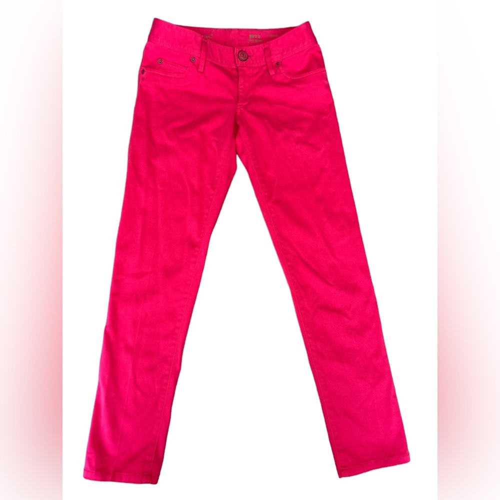 🌞Summer Clearance Lilly Pulitzer Pink Worth Skinny Stretch Jeans Ladies Size 0